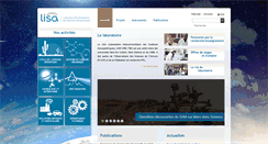 Desktop Screenshot of intranet.lisa.univ-paris12.fr