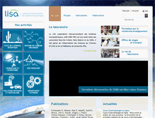 Tablet Screenshot of intranet.lisa.univ-paris12.fr
